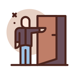 Exit door icon