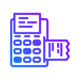 terminal de point de vente Icône