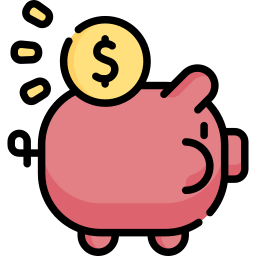 Piggy bank icon