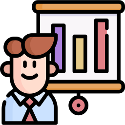 Business presentation icon