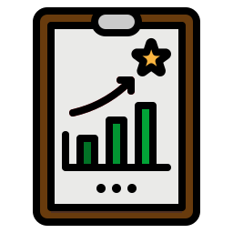 Business chart icon