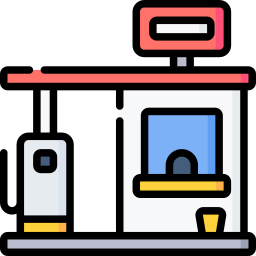 posto de gasolina Ícone