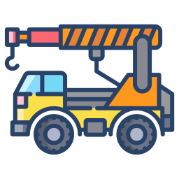 Crane truck icon