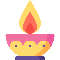 Oil lamp icon