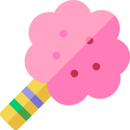 Cotton candy icon