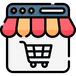 Online shop icon