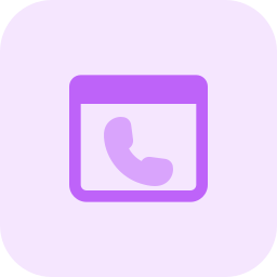 Telephone call icon