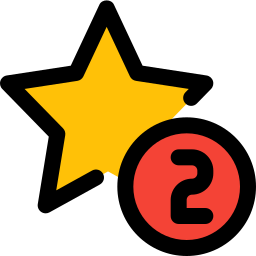 별 2 개 icon