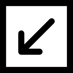 Diagonal arrow icon