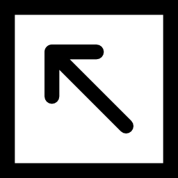 Diagonal arrow icon