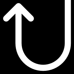 U turn icon