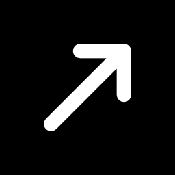 Diagonal arrow icon