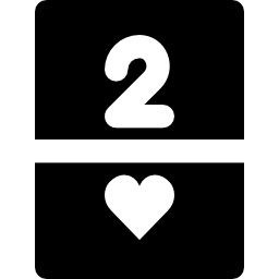 Two of hearts icon