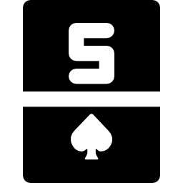 Five of spades icon