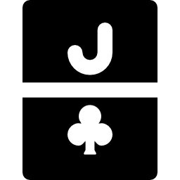 Jack of clubs icon