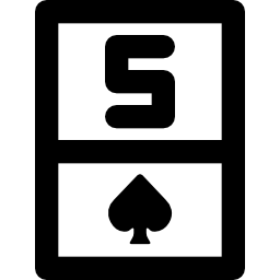 Five of spades icon