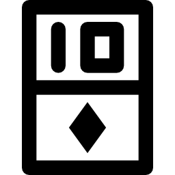 Ten of diamonds icon