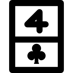 Four of clubs icon