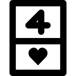 Four of hearts icon