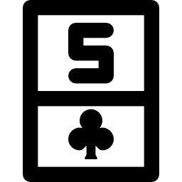 Five of clubs icon