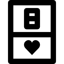 Eight of hearts icon