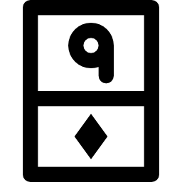 Nine of diamonds icon