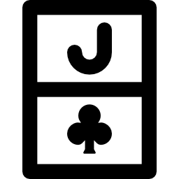 Jack of clubs icon