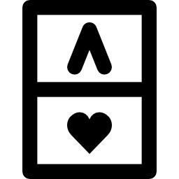 Ace of hearts icon