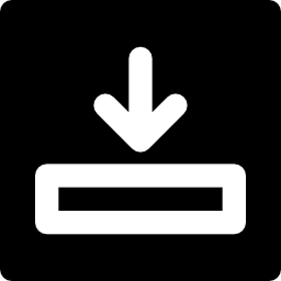 Down align icon