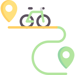 fahrradweg icon