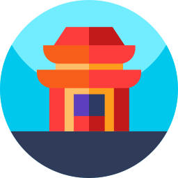 Chinese temple icon