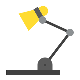 Desk lamp icon