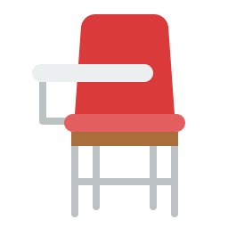 Desk chair icon