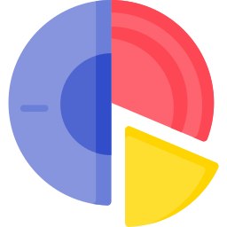 diagramme circulaire Icône