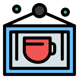 Coffee shop icon