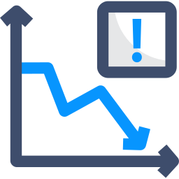 gráfico de linha Ícone