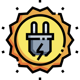 Solar power icon