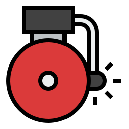 Fire alarm icon