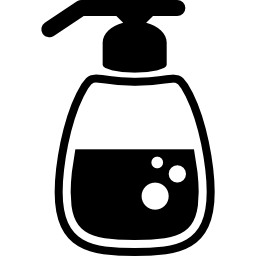 Liquid soap bottle icon