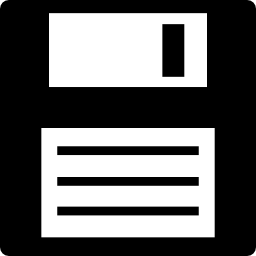 digitale datenspeicherung auf diskette oder symbol zum speichern der schnittstelle icon