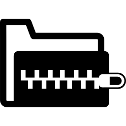 Папка на молнии иконка