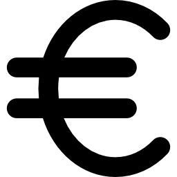 simbolo dell'euro icona