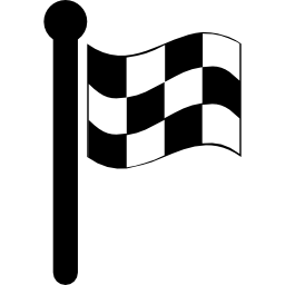 Checkered racing flag variant icon