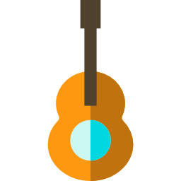 guitarra ressonadora Ícone