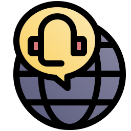 Call center service icon