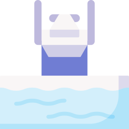 Diving board icon