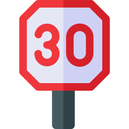 Speed limit icon