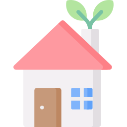 Eco house icon