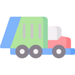 Garbage truck icon