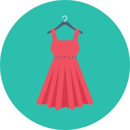 langes kleid icon